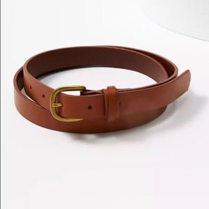 Loft Criss-Cross Keeper Leather Belt
